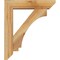 Ekena Millwork Imperial Slat Rough Sawn Bracket w/ Offset Brace, Western Red Cedar, 6"W x 24"D x 28"H BKT0604X24X28IMP06RWR - alternate 3